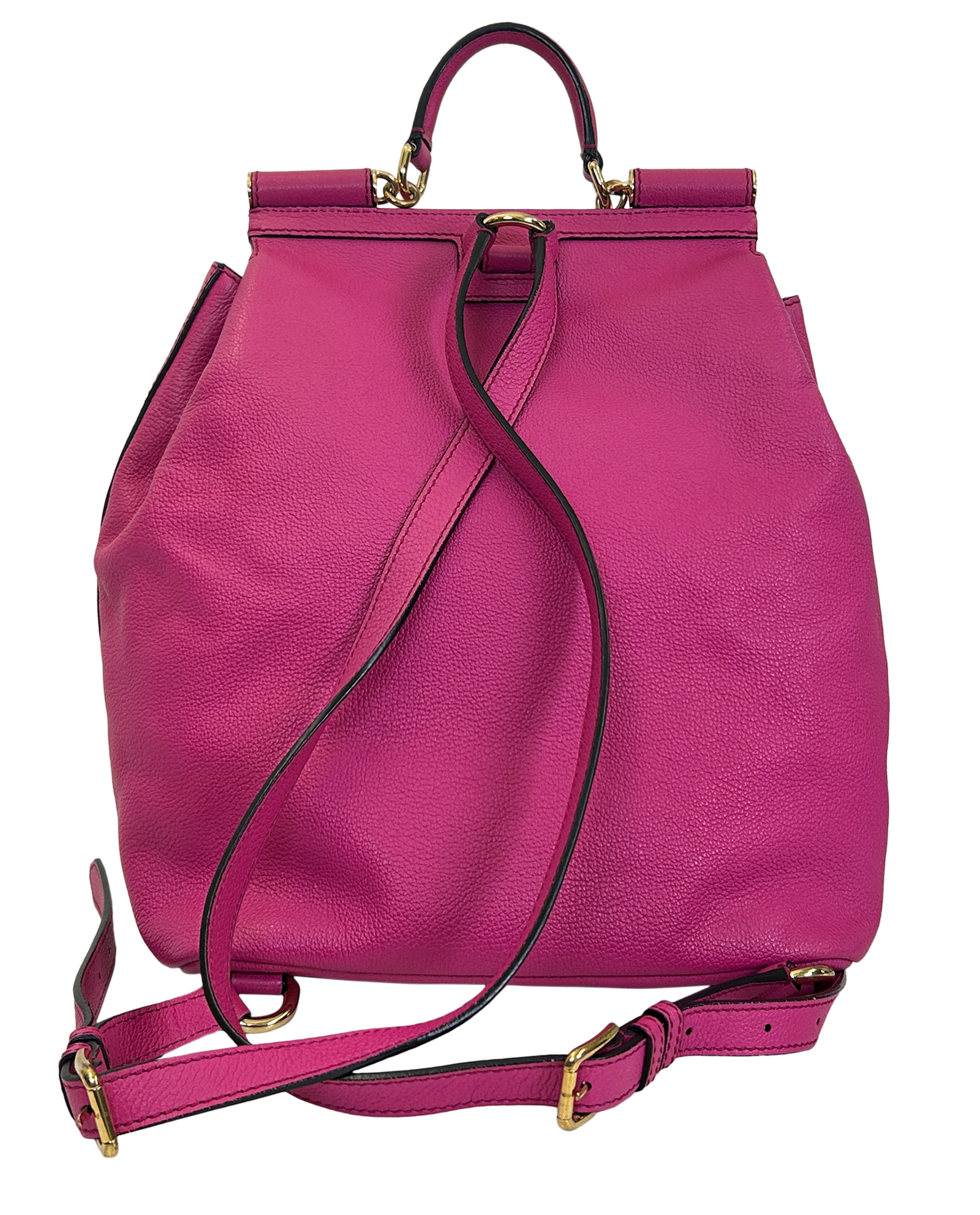 Mochila Sicily, 320&euro;, Bolso, Rosa, Animal - Piel, Vista trasera